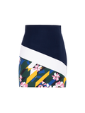 PARDEN's DEJA Navy Paneled skirt
