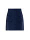 PARDEN's BRENDA Navy Mini Skirt