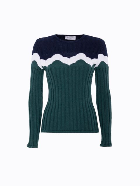 PARDEN's MARNIE KNIT TOP GREEN